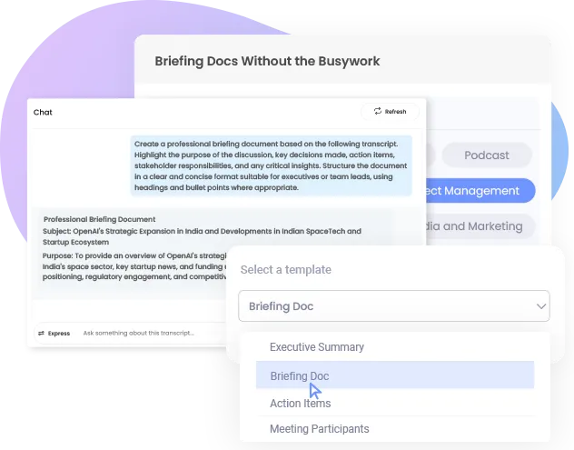 Briefing Docs Without the Busywork