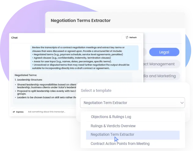 Negotiation Terms Extractor