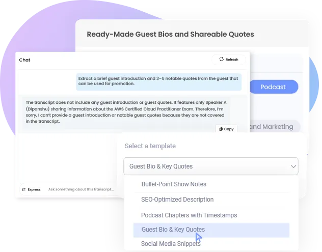 Ready-Made Guest Bios and Shareable Quotes
