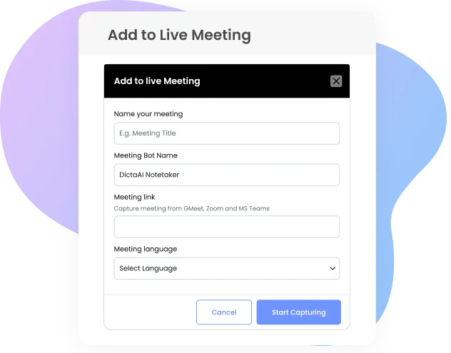 Add to Live Meeting