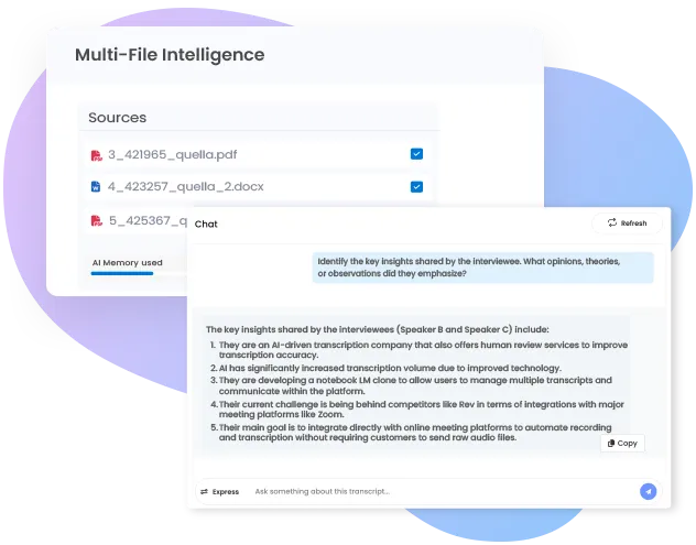 Multi-File Intelligence