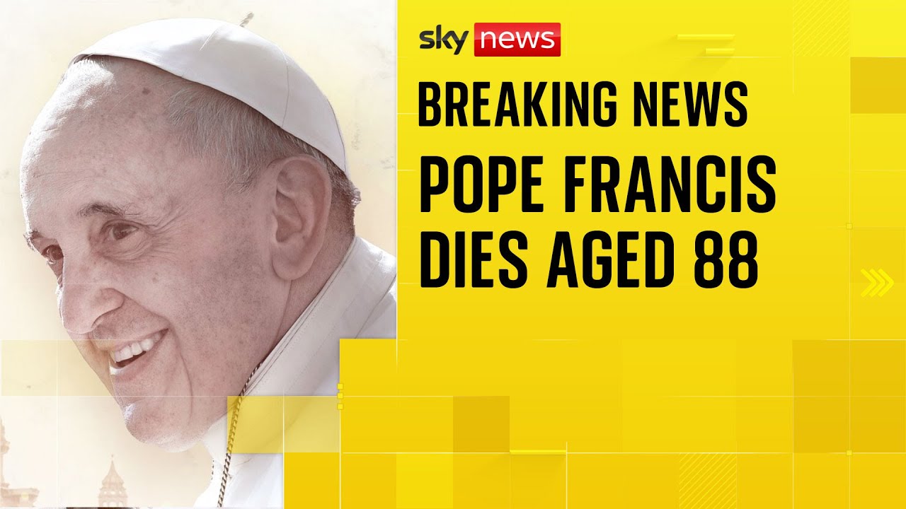 Pope Francis has died, the Vatican says